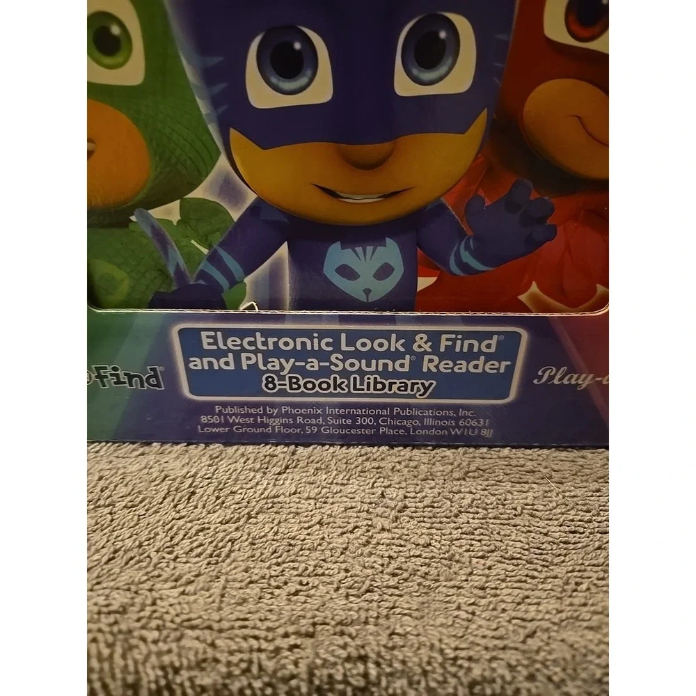 PJ‎ Masks Electronic Look & Find and Play-a-Sound Reader 8-Book Library set